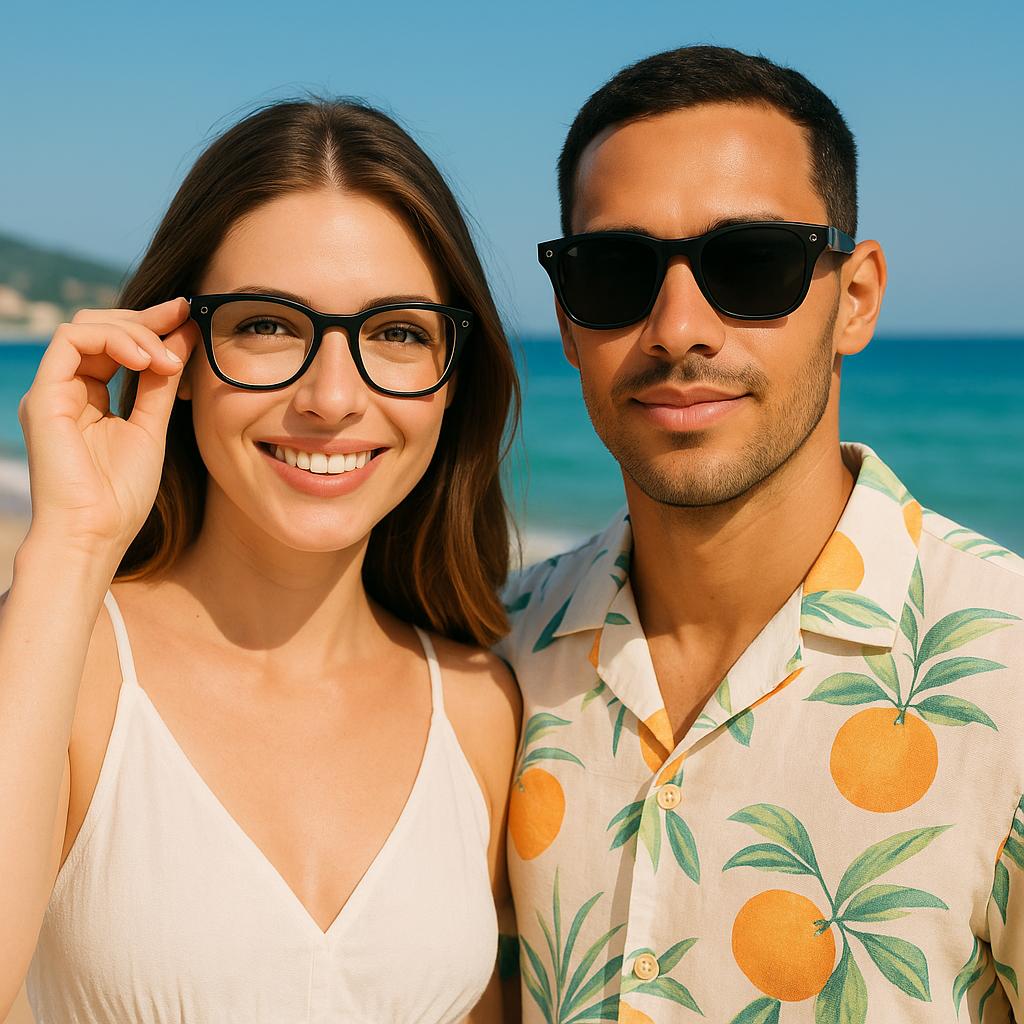 SYNKRO V2 – Lunettes High-Tech avec Caméra, Micro & IA Multilingue